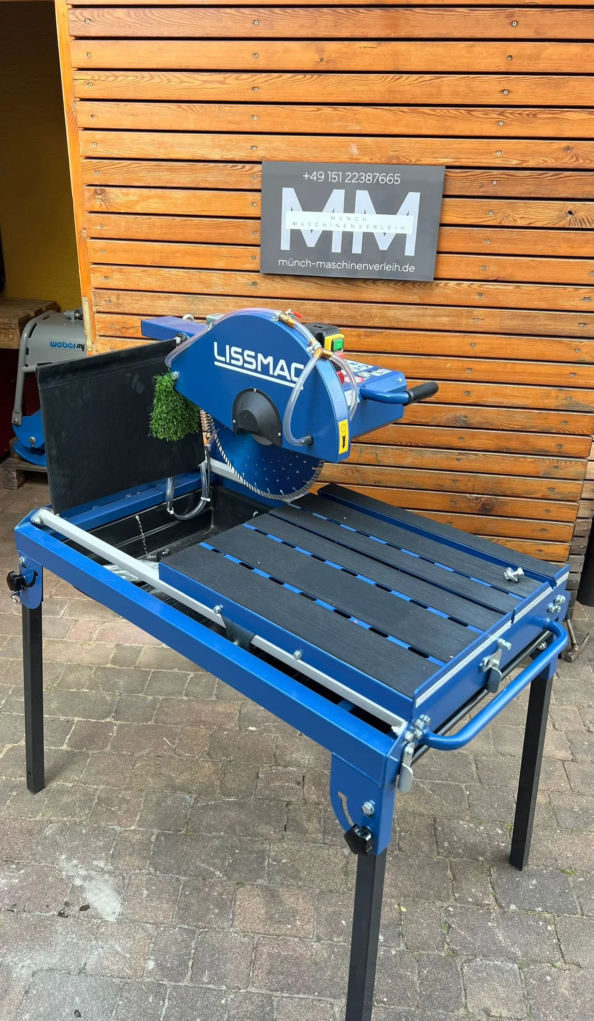 Steintrennmaschine von Münch- Maschinenverleih