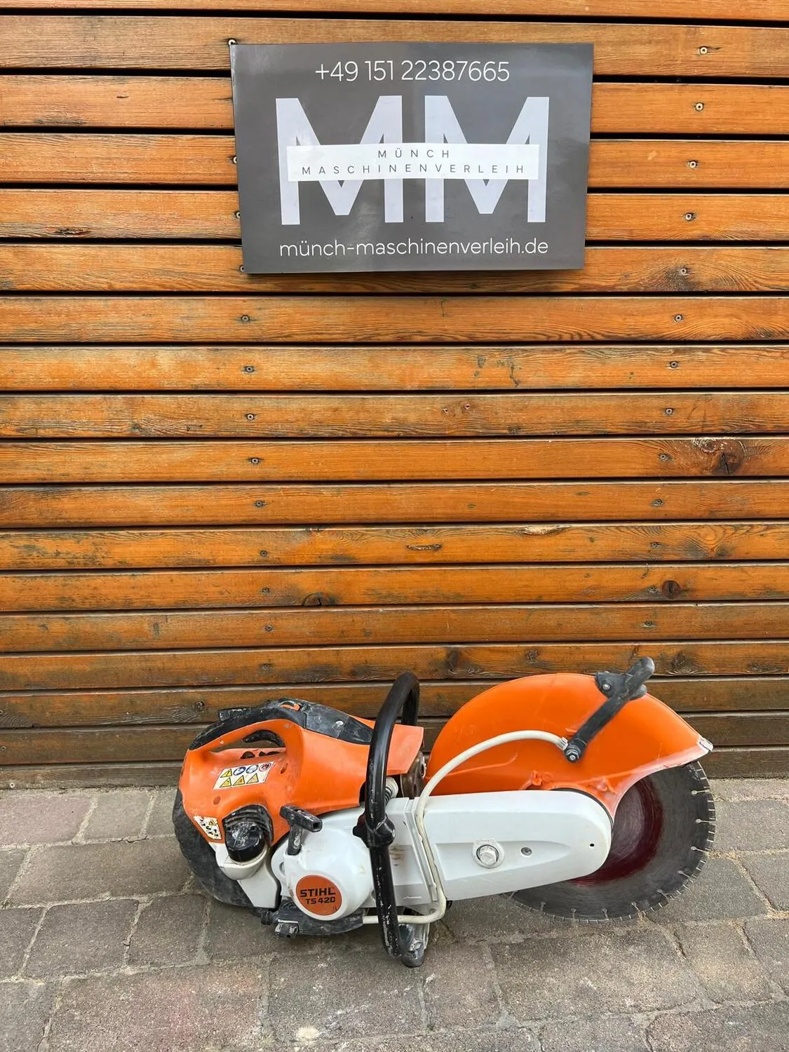 Trennschleifer - Benzin von Münch- Maschinenverleih