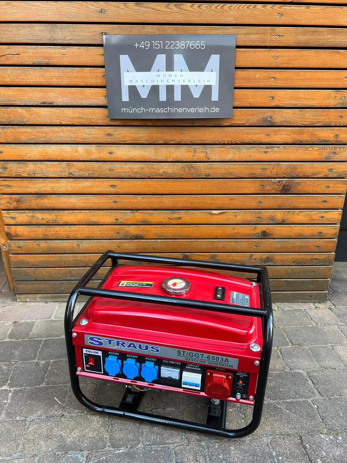 Benzin 3,5 kW von Münch- Maschinenverleih