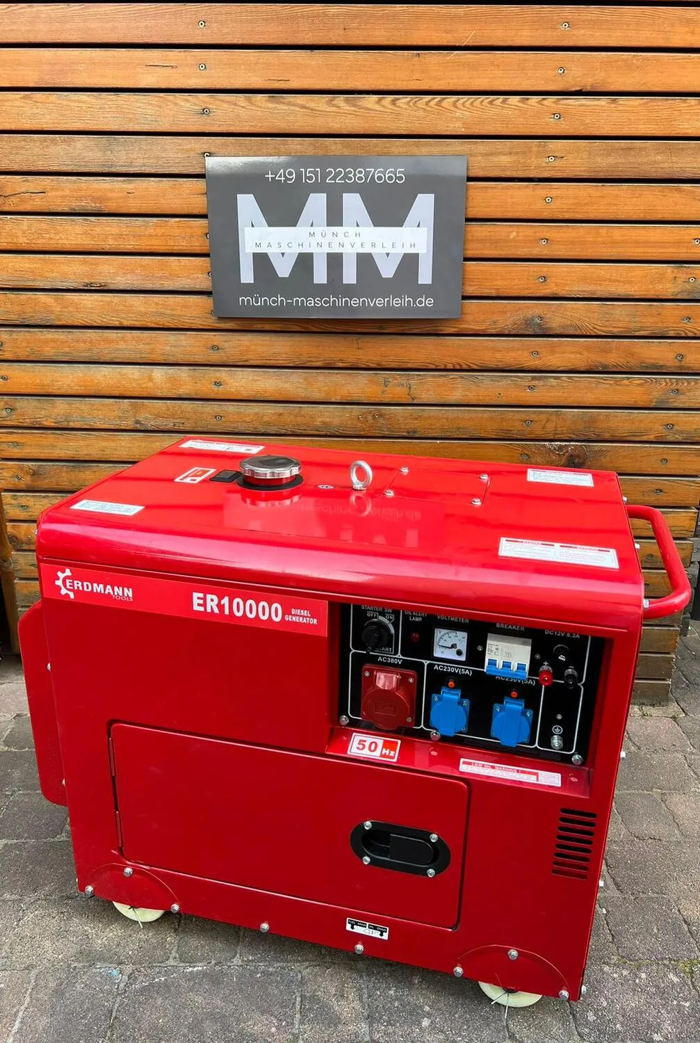 Diesel 4,8 kW von Münch- Maschinenverleih